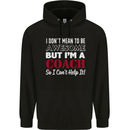I Don't Mean to but I'm a Coach Rugby Footy Childrens Kids Hoodie Black
