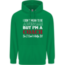 I Don't Mean to but I'm a Coach Rugby Footy Childrens Kids Hoodie Irish Green