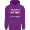 I Don't Mean to but I'm a Coach Rugby Footy Childrens Kids Hoodie Purple