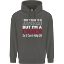 I Don't Mean to but I'm a Coach Rugby Footy Childrens Kids Hoodie Storm Grey