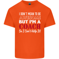 I Don't Mean to but I'm a Coach Rugby Footy Kids T-Shirt Childrens Orange