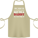 I Don't Mean to but I'm a Daddy Fathers Day Cotton Apron 100% Organic Khaki