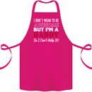 I Don't Mean to but I'm a Daddy Fathers Day Cotton Apron 100% Organic Pink