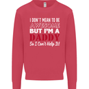 I Don't Mean to but I'm a Daddy Fathers Day Mens Sweatshirt Jumper Heliconia