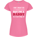 I Don't Mean to but I'm a Daddy Fathers Day Womens Petite Cut T-Shirt Azalea