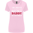 I Don't Mean to but I'm a Daddy Fathers Day Womens Wider Cut T-Shirt Light Pink