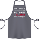 I Don't Mean to but I'm a Teacher Teaching Cotton Apron 100% Organic Steel