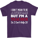 I Don't Mean to but I'm a Teacher Teaching Mens T-Shirt Cotton Gildan Purple