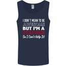I Don't Mean to but I'm a Teacher Teaching Mens Vest Tank Top Navy Blue