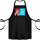 I Don't See Him Football Player Team Funny Cotton Apron 100% Organic Black