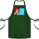 I Don't See Him Football Player Team Funny Cotton Apron 100% Organic Forest Green