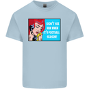 I Don't See Him Football Player Team Funny Mens Cotton T-Shirt Tee Top Light Blue