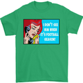 I Don't See Him Football Player Team Funny Mens T-Shirt Cotton Gildan Irish Green