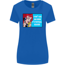 I Don't See Him Football Player Team Funny Womens Wider Cut T-Shirt Royal Blue