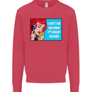 I Don't See Him Rugby Player Union Funny Mens Sweatshirt Jumper Heliconia