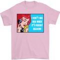I Don't See Him Rugby Player Union Funny Mens T-Shirt Cotton Gildan Light Pink