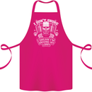 I Don't Snore Driving My Lorry Driver Cotton Apron 100% Organic Pink