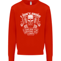 I Don't Snore Driving My Lorry Driver Kids Sweatshirt Jumper Bright Red