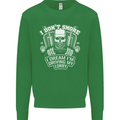 I Don't Snore Driving My Lorry Driver Kids Sweatshirt Jumper Irish Green