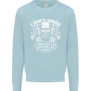 I Don't Snore Driving My Lorry Driver Kids Sweatshirt Jumper Light Blue