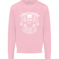 I Don't Snore Driving My Lorry Driver Kids Sweatshirt Jumper Light Pink