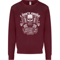 I Don't Snore Driving My Lorry Driver Kids Sweatshirt Jumper Maroon