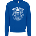 I Don't Snore Driving My Lorry Driver Kids Sweatshirt Jumper Royal Blue
