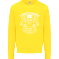 I Don't Snore Driving My Lorry Driver Kids Sweatshirt Jumper Yellow