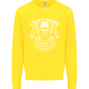 I Don't Snore Driving My Lorry Driver Kids Sweatshirt Jumper Yellow
