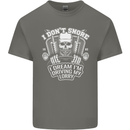 I Don't Snore Driving My Lorry Driver Kids T-Shirt Childrens Charcoal