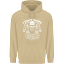 I Don't Snore Driving My Lorry Driver Mens 80% Cotton Hoodie Sand