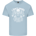 I Don't Snore Driving My Lorry Driver Mens Cotton T-Shirt Tee Top Light Blue