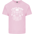 I Don't Snore Driving My Lorry Driver Mens Cotton T-Shirt Tee Top Light Pink