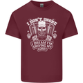 I Don't Snore Driving My Lorry Driver Mens Cotton T-Shirt Tee Top Maroon