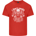 I Don't Snore Driving My Lorry Driver Mens Cotton T-Shirt Tee Top Red