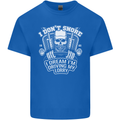 I Don't Snore Driving My Lorry Driver Mens Cotton T-Shirt Tee Top Royal Blue