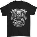 I Don't Snore Driving My Lorry Driver Mens T-Shirt Cotton Gildan Black