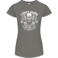 I Don't Snore Driving My Lorry Driver Womens Petite Cut T-Shirt Charcoal