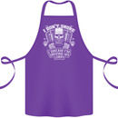 I Don't Snore I'm Driving My Lorry Driver Cotton Apron 100% Organic Purple