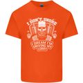 I Don't Snore I'm Driving My Lorry Driver Mens Cotton T-Shirt Tee Top Orange