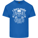 I Don't Snore I'm Driving My Lorry Driver Mens Cotton T-Shirt Tee Top Royal Blue