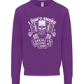 I Don't Snore I'm Driving My Lorry Driver Mens Sweatshirt Jumper Purple