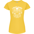 I Don't Snore I'm Driving My Lorry Driver Womens Petite Cut T-Shirt Yellow