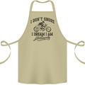 I Don't Snore Motorbike Biker Motorcycle Cotton Apron 100% Organic Khaki