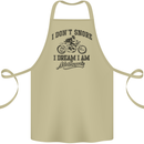 I Don't Snore Motorbike Biker Motorcycle Cotton Apron 100% Organic Khaki
