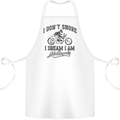 I Don't Snore Motorbike Biker Motorcycle Cotton Apron 100% Organic White