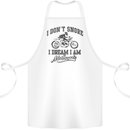 I Don't Snore Motorbike Biker Motorcycle Cotton Apron 100% Organic White
