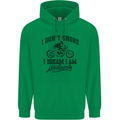 I Don't Snore Motorbike Biker Motorcycle Mens 80% Cotton Hoodie Irish Green