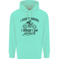 I Don't Snore Motorbike Biker Motorcycle Mens 80% Cotton Hoodie Peppermint