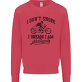I Don't Snore Motorbike Biker Motorcycle Mens Sweatshirt Jumper Heliconia
